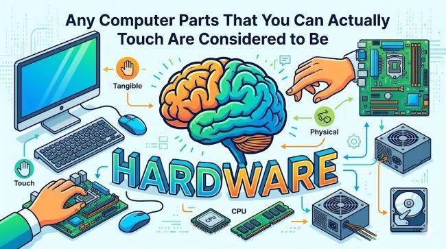 Any Computer Parts That You Can Actually Touch Are Considered to Be
