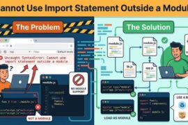 Cannot Use Import Statement Outside a Module