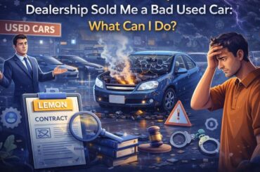 Dealership Sold Me a Bad Used Car