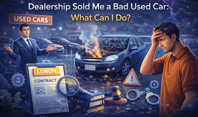 Dealership Sold Me a Bad Used Car