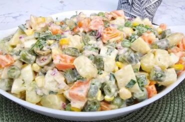 Ensalada de Zanahoria y Arvejas