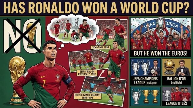 Has Ronaldo Won a World Cup