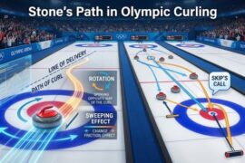 How Do Brooms Affect the Stone's Path in Olympic Curling