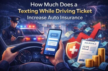 How Much Does a Texting While Driving Ticket Increase Auto Insurance