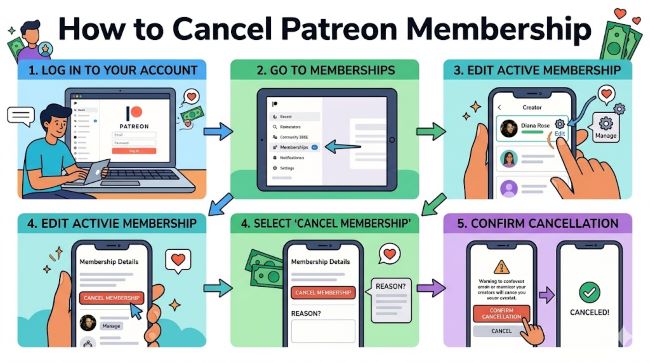 How to Cancel Patreon Membership