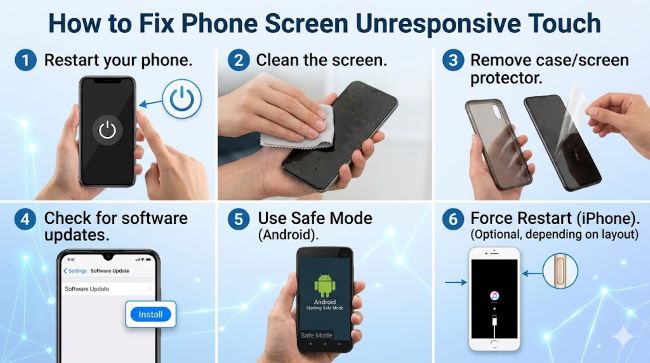 How to Fix Phone Screen Unresponsive Touch