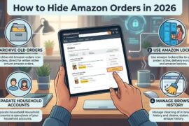 How to Hide Amazon Orders