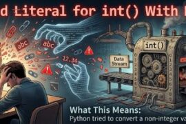 Invalid Literal for int() With Base 10