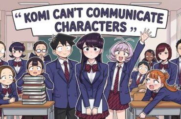 Komi Can't Communicate Characters