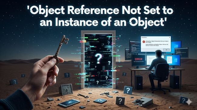 Object Reference Not Set to an Instance of an Object