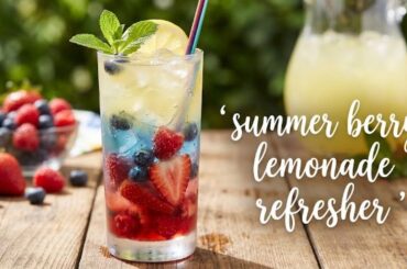 Summer Berry Lemonade Refresher