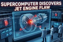 Supercomputer Discovers Jet Engine Flaw
