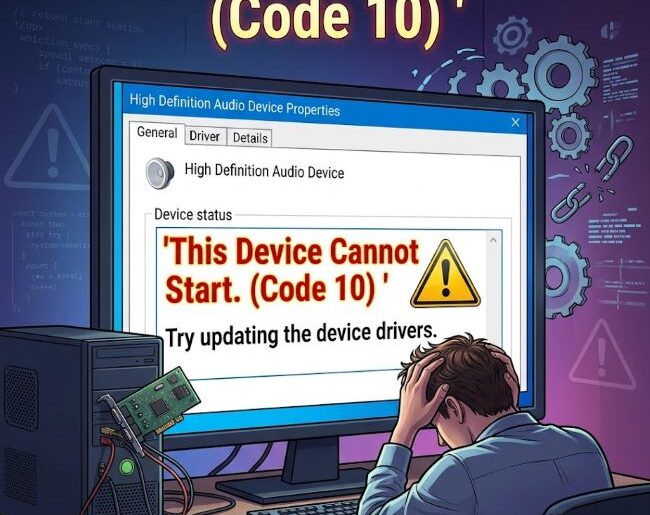 This Device Cannot Start. (Code 10)