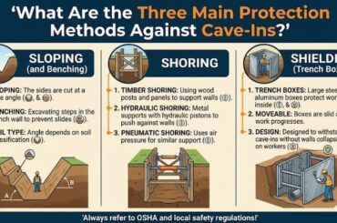 What Are the Three Main Protection Methods Against Cave-Ins