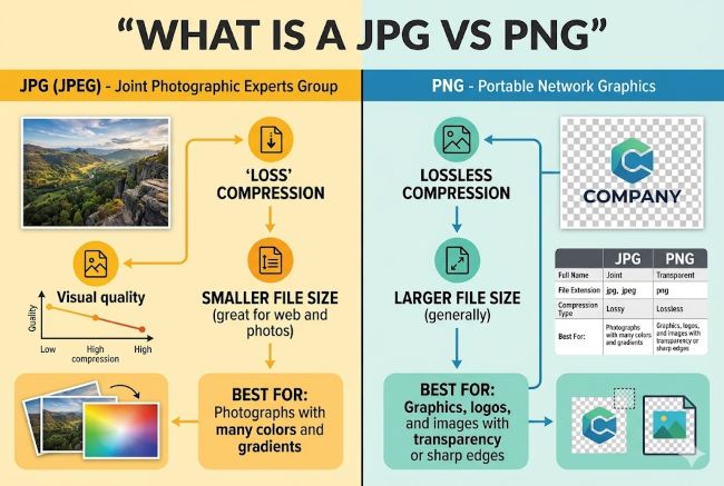 What Is a JPG vs PNG