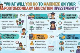 What Will You Do to Maximize Your Postsecondary Education Investment