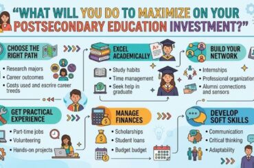 What Will You Do to Maximize Your Postsecondary Education Investment