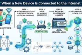 When a New Device Is Connected to the Internet