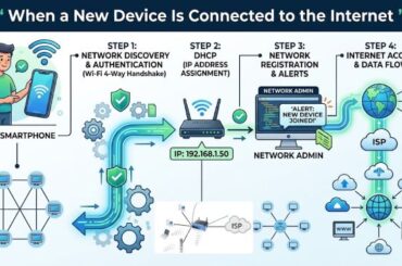 When a New Device Is Connected to the Internet