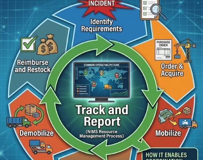 Which Resource Management Task Enables Resource Coordination Throughout the Incident