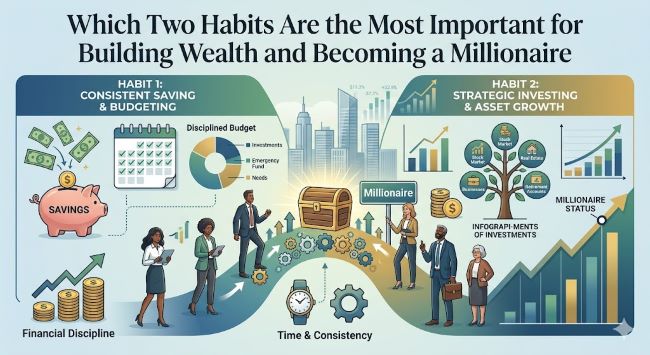 Which Two Habits Are the Most Important for Building Wealth and Becoming a Millionaire