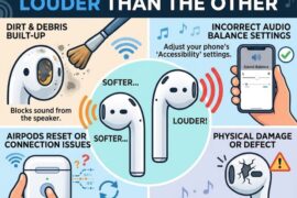 Why Is One AirPod Louder Than the Other