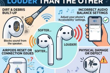 Why Is One AirPod Louder Than the Other