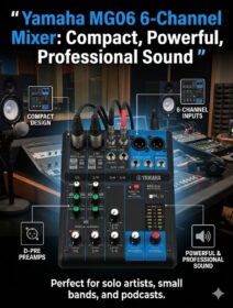 Yamaha MG06 6-Channel Mixer: Compact, Powerful, Professional Sound