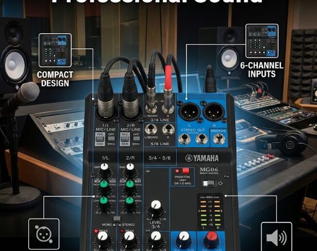 Yamaha MG06 6-Channel Mixer