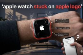 apple watch stuck on apple logo