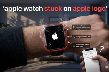 apple watch stuck on apple logo