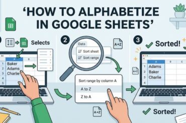 how to alphabetize in google sheets