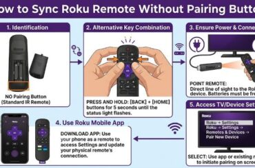 How to Sync Roku Remote Without Pairing Button