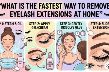 What Is the Fastest Way to Remove Eyelash Extensions at Home