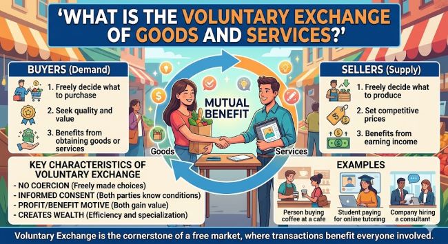 What Is the Voluntary Exchange of Goods and Services