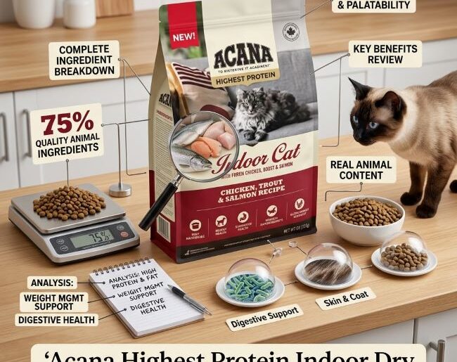 Acana Highest Protein Indoor Dry Cat Food