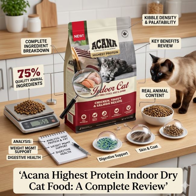 Acana Highest Protein Indoor Dry Cat Food