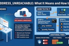 ERR_ADDRESS_UNREACHABLE
