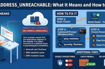 ERR_ADDRESS_UNREACHABLE