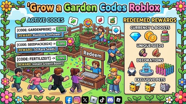 Grow a Garden Codes Roblox