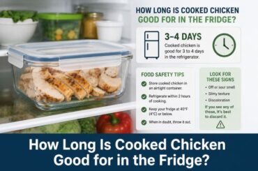 How Long Is Cooked Chicken Good for in the Fridge