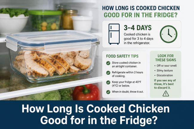 How Long Is Cooked Chicken Good for in the Fridge