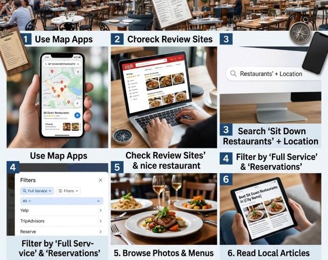 How To Find Sit Down Restaurants Near Me