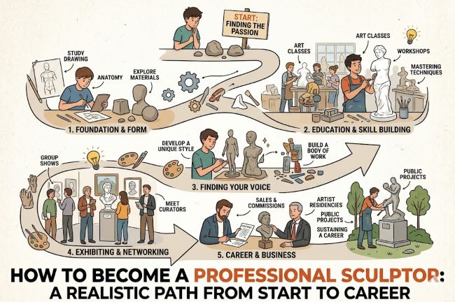 How to Become a Professional Sculptor