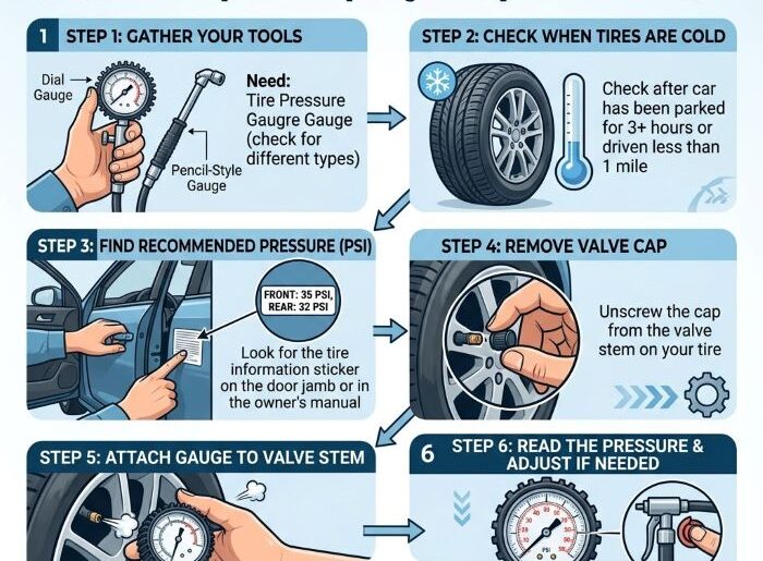 How to Check Tire Pressure
