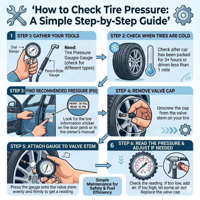 How to Check Tire Pressure