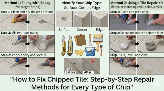 How to Fix Chipped Tile