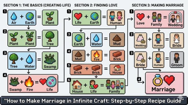 How to Make Marriage in Infinite Craft