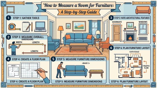 How to Measure a Room for Furniture