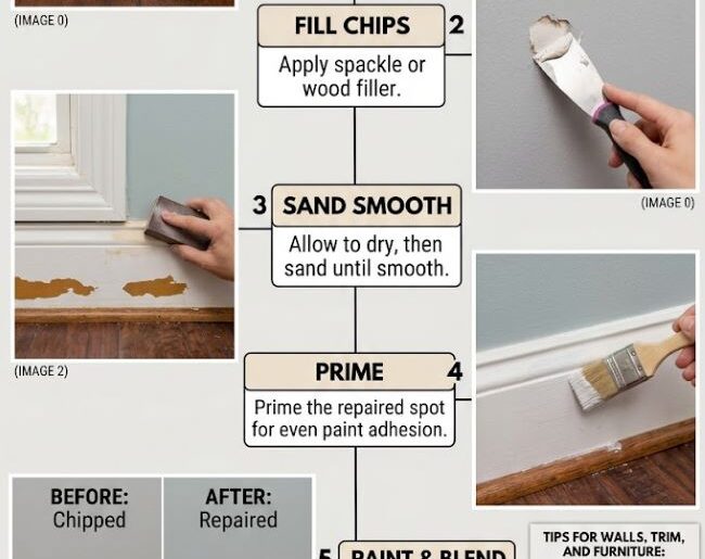 How to Repair Chipped Paint